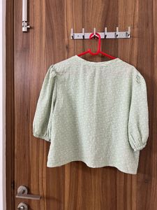 Floral Puff Sleeve Top
