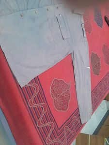 Gray Long Sleeve Button-Up Shirt