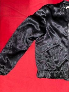 H&amp;M Black Bomber Jacket