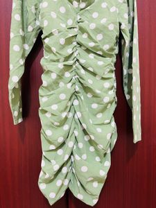 Polka Dot Mini Dress Size S