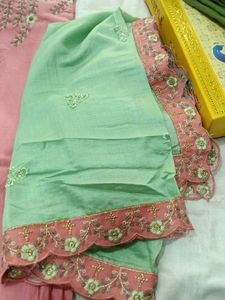 Embroidered Drsss Material (No Discount)
