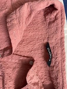 Zudio Peach Colour Shirt👚size M