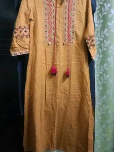 Mustard Long Dress
