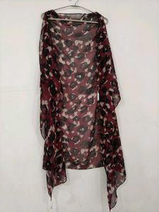 Elegant Floral Print Scarf