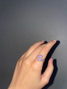 Striped Wrap Ring