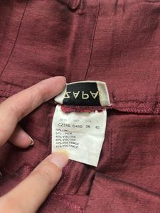 Maroon Palazzo Pants