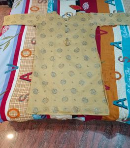 Chandesari Silk Long Kurta