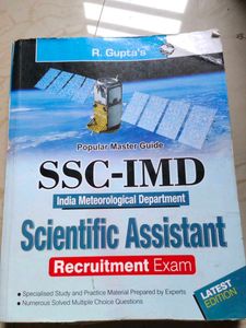 SSC IMD Scientific Assistant Recruitment Exam