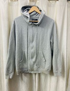 Gray Zip-Up Hoodie