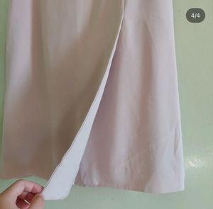 Pale Grey A-Line Skirt