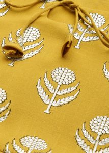 Mustard yellow kurta set