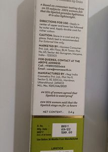 Mamaearth HydraMatte Crayon Transferproof Lipstick