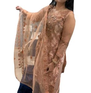 Elegant Embroidered Kurta Plazo Set with Dupatta