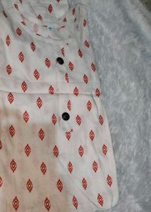 Red Floral Design Kurti For Women