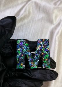 Resin Alphabet Keychain