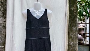 4210. Black Lace Mini Dress