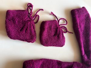 Knitted Baby Outfit - Cardigan Set