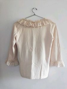 Lace Trim Top