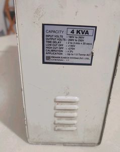 Premier Ac Stebilizer For One &amp; 1.5 Ton Both