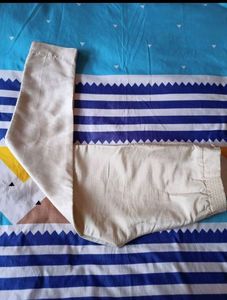 W Brand Off White ladies cigarette Pant