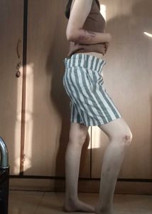 Striped Women&#39;s Shorts