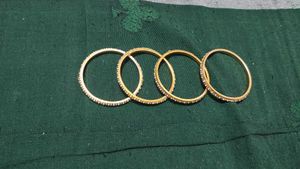 Pearl Gold Coated Bangles Totally New