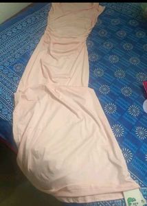 Pink Ruched Bodycon Dress