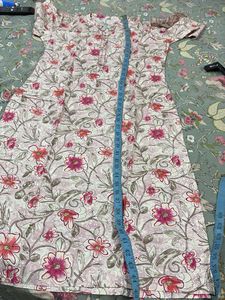 Floral Print Kurta