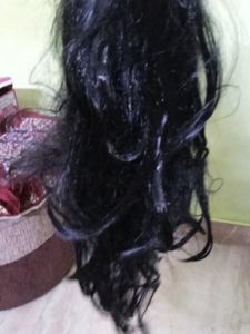 Hair Wig Black Colour With Layer Cut