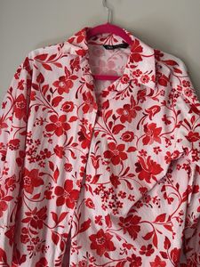 Zara Floral Print Shirt