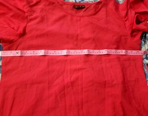 Oomph!! Coral Flutter Sleeve Top