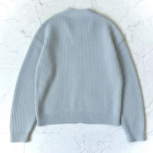 Light Blue Knit Cardigan