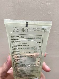 Brillare Natural Aloevera Gel For Skin And Hair
