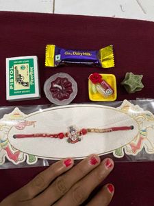 Ganeshji Rakhi Combo With Ritual All Required Item