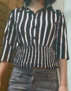 Love Pink Striped Blouse