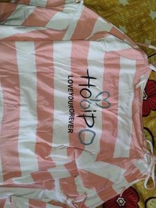 Striped Bell Sleeve Top