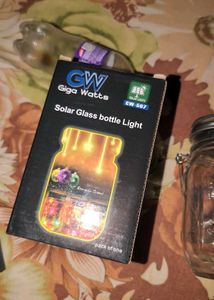 Solar Glass Bottle Light Combo Of 4
