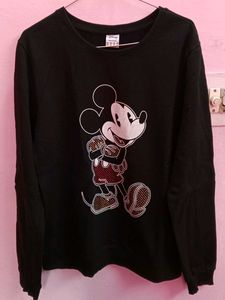 DISNEY Unisex Black Sweatshirt