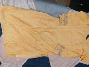 Elegant Yellow Kurti
