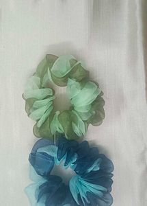 Chiffon Scrunchie Set