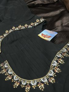 Elegant Black Ethnic Gown