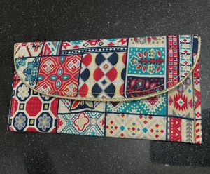 Boho Patchwork Clutch