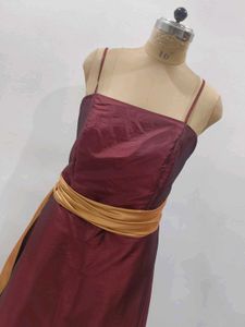 Elegant Maroon Ethnic Gown