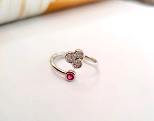 925 Silver Adjustable Ring