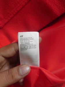 Red Duffle Coat (Size- L)