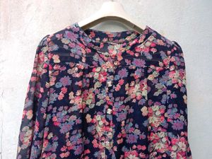 New With Tag Korean Floral Print Blouse