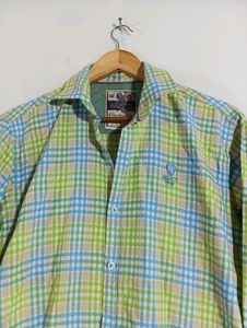 Mufti Tricoloured Checks Shirt (Men)