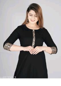 Elegant Black Ethnic Gown
