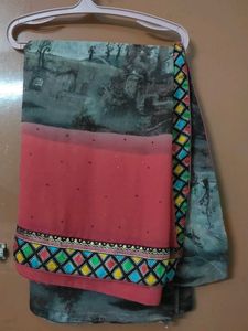 Elegant Printed Saree