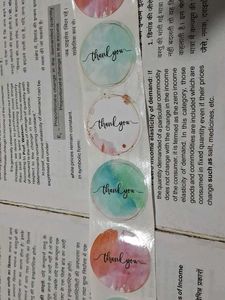 Thank You Vinyl Sticker